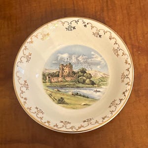 Vintage Arklow Pottery - Ross Castle, Trinket Dish