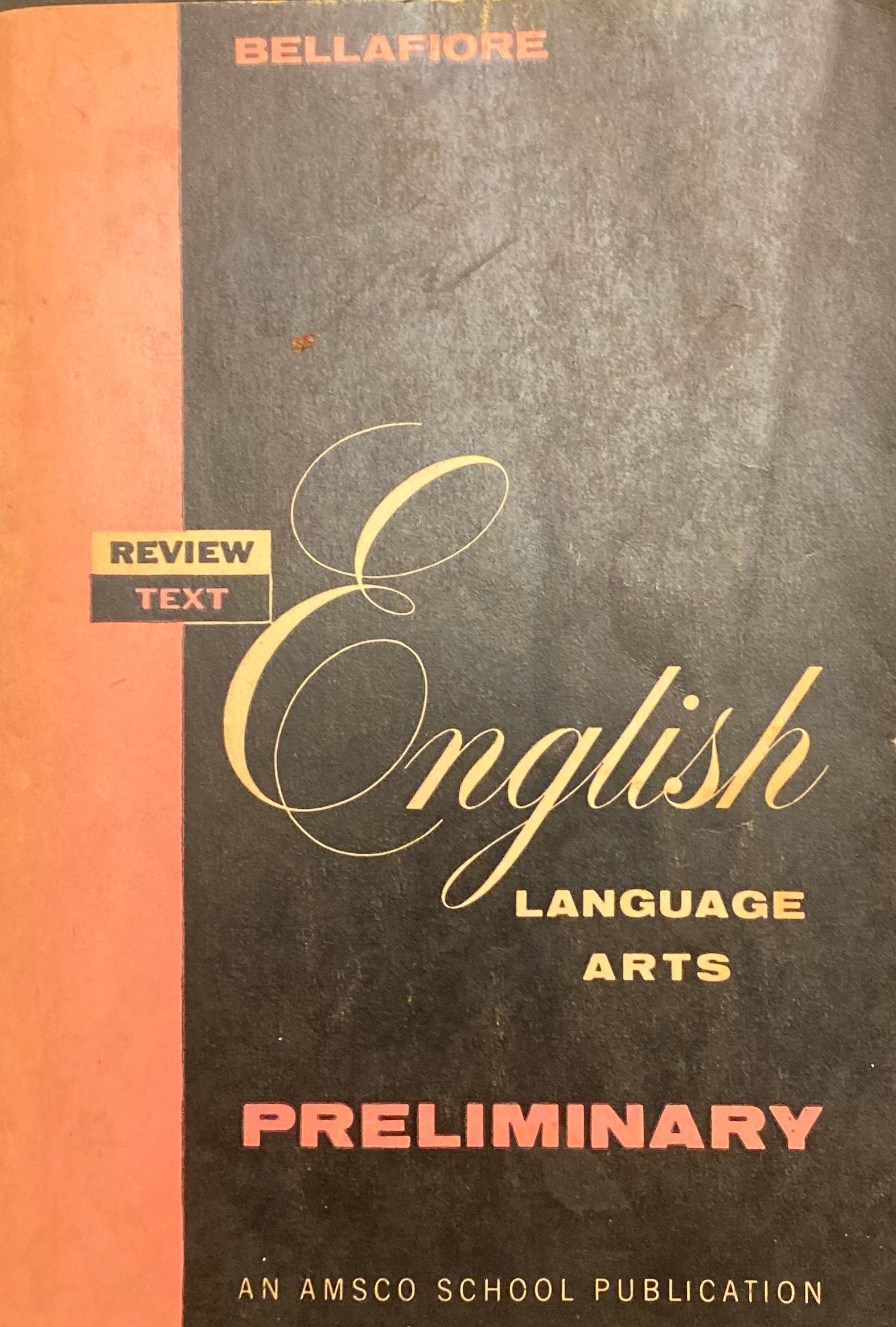 Vintage English Language Arts Book by Joseph Belafiore - Etsy