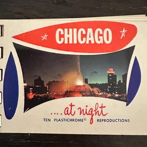 Vintage Souvenier Photo Booklet - Chicago, Illinois