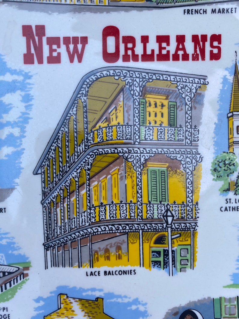 Beautiful News Orleans Souvenir Plate