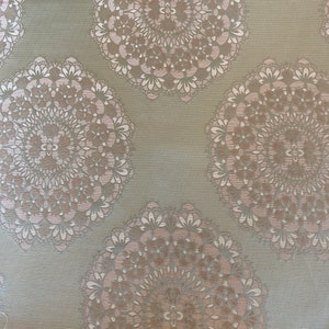 Aqua/Taupe Suzani Fabric
