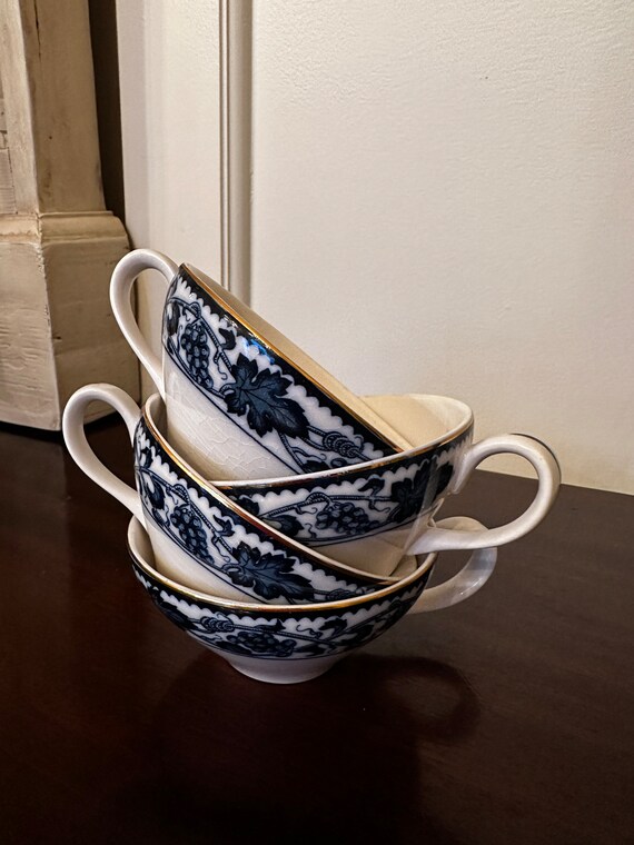 double Phoenix NIKKO JAPAN5セット Vintage Double Phoenix Nikko Ironstone Japan Cup and Saucer - Etsy