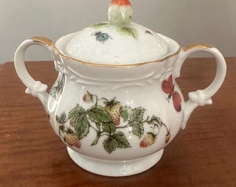 Joli sucrier décoré
