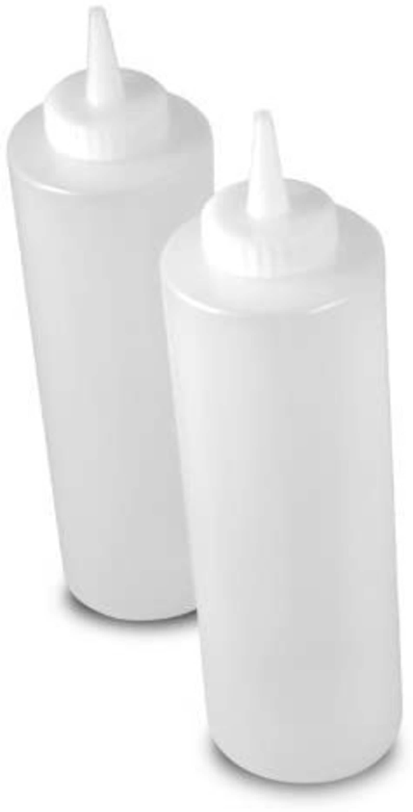 Large Clear Squeeze Bottle 2 Count 24 Oz Condiment Squeeze Etsy