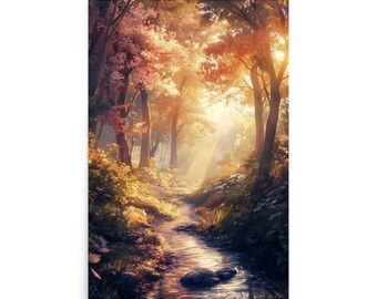Tranquil woods Wall Art Poster
