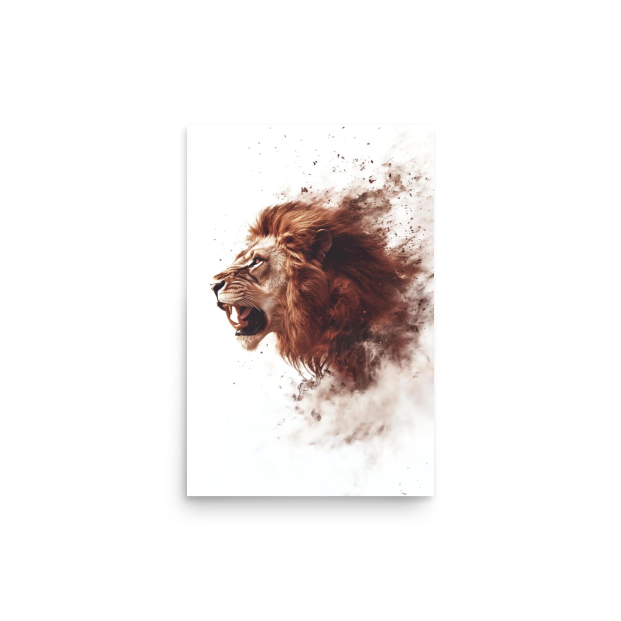 Lion's Roar, Wall Art / Poster - Etsy