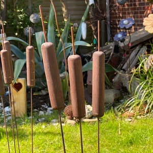 Fake Bull Rushes Handmade Bulrushes Unique Gifts Rustic Home Decor - Etsy