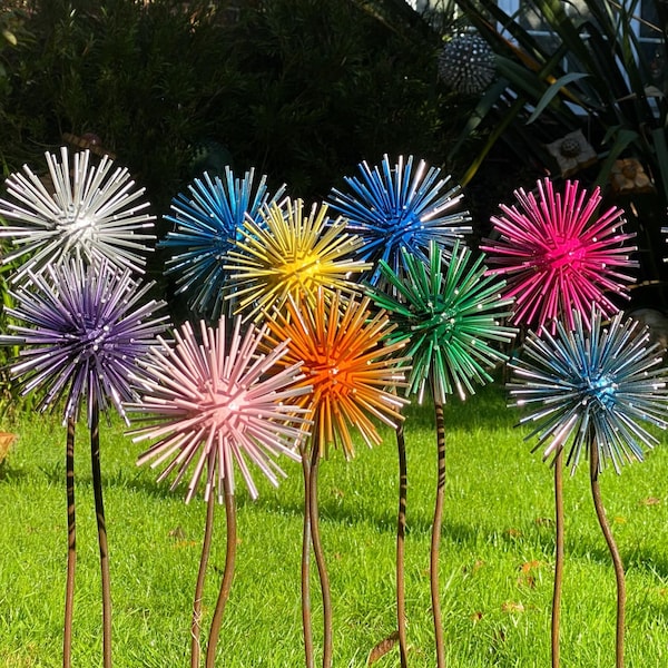 Dandelion Garden Ornaments -  Handmade & Unique Gifts For The Garden