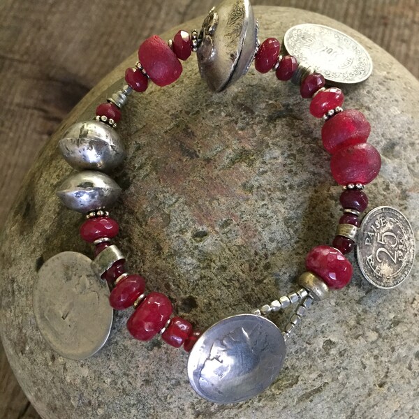 Gypsy Charm Bracelet Etsy