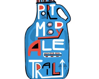 PRINT - BC Ale Trail 8x10 Print  - Port Moody  - Tricities Print