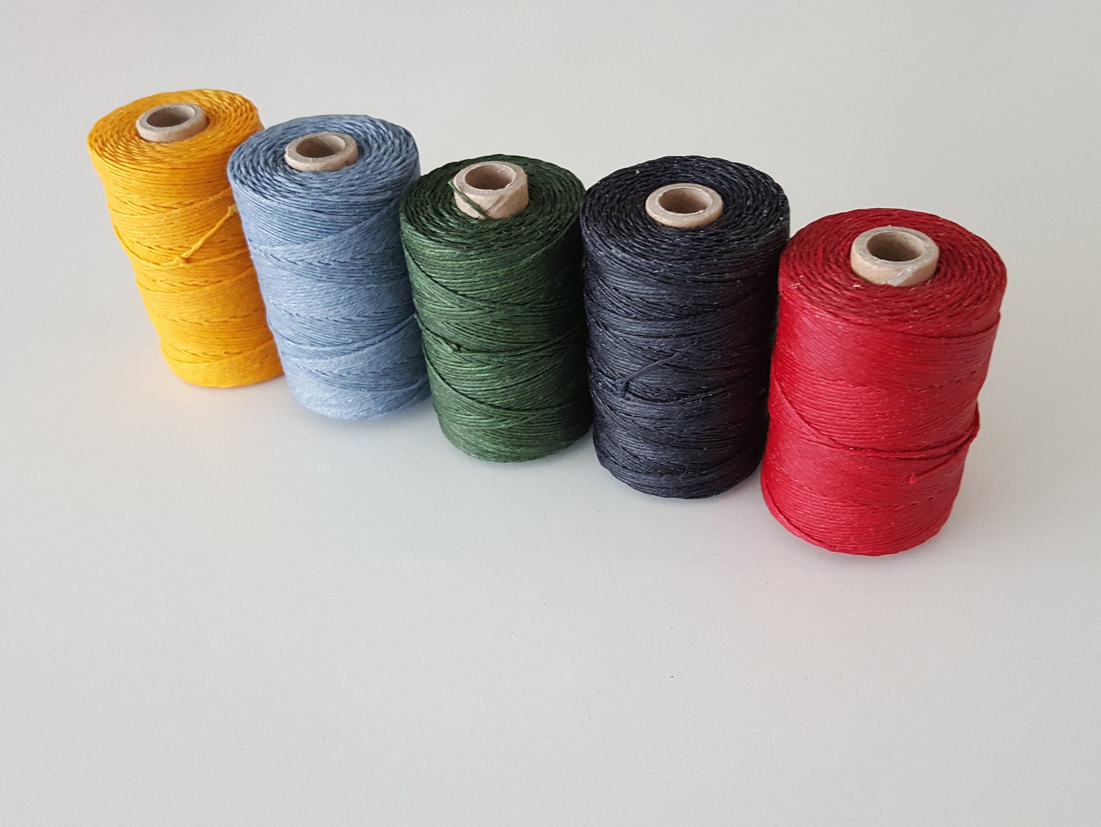 Waxed Linen Thread 4-Ply USA Ready to Ship | Etsy