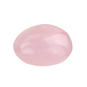 Polished Rose Quartz Worry Stone Crystal 1-3&quot; Palmstone