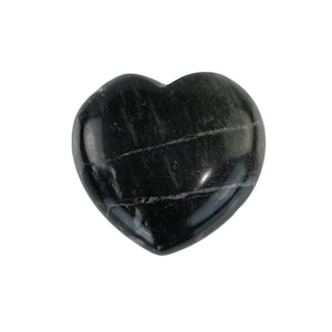 Black Heart Rock Picasso Jasper Stone