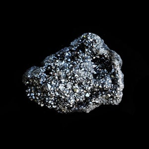 Silver Aura Titanium Geode | Brilliant Iridescent 2-2.5