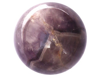 Polished Chevron Amethyst Sphere | Large 2.7" Dream Amethyst Crystal Ball