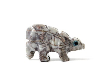 Stegosaurus Dinosaur Soapstone Animal Carving | 1 piece