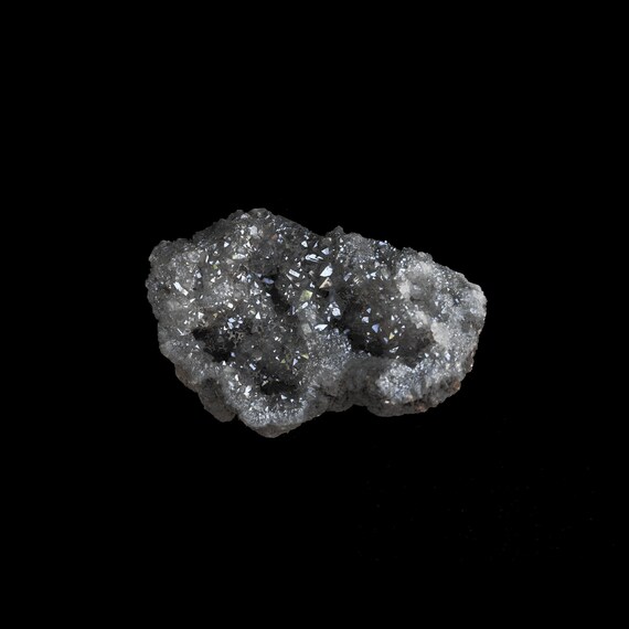 Silver Aura Titanium Geode Brilliant Iridescent 2-2.5 | Etsy