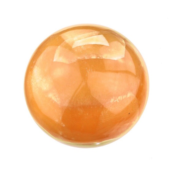 Orange Calcite Giant Polished Sphere Light Orange Yellow - Etsy