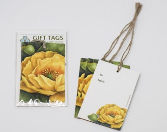 Cactus Flower Gift Tags