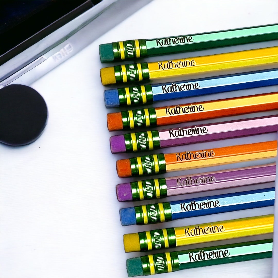 Personalized Pencils: Engraved Ticonderoga #2 Pencils, Back to School ...