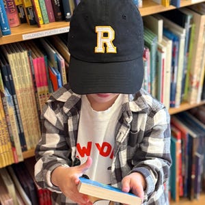 Custom Embroidered Initial Baby /Youth Baseball Hat