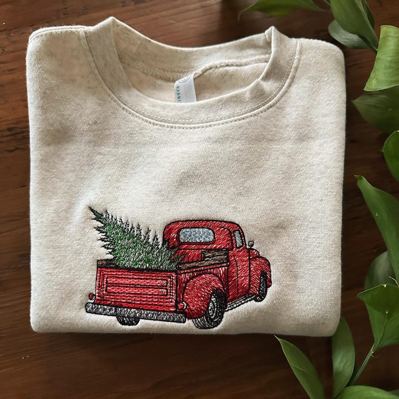 Little Red Truck Christmas Kaftan