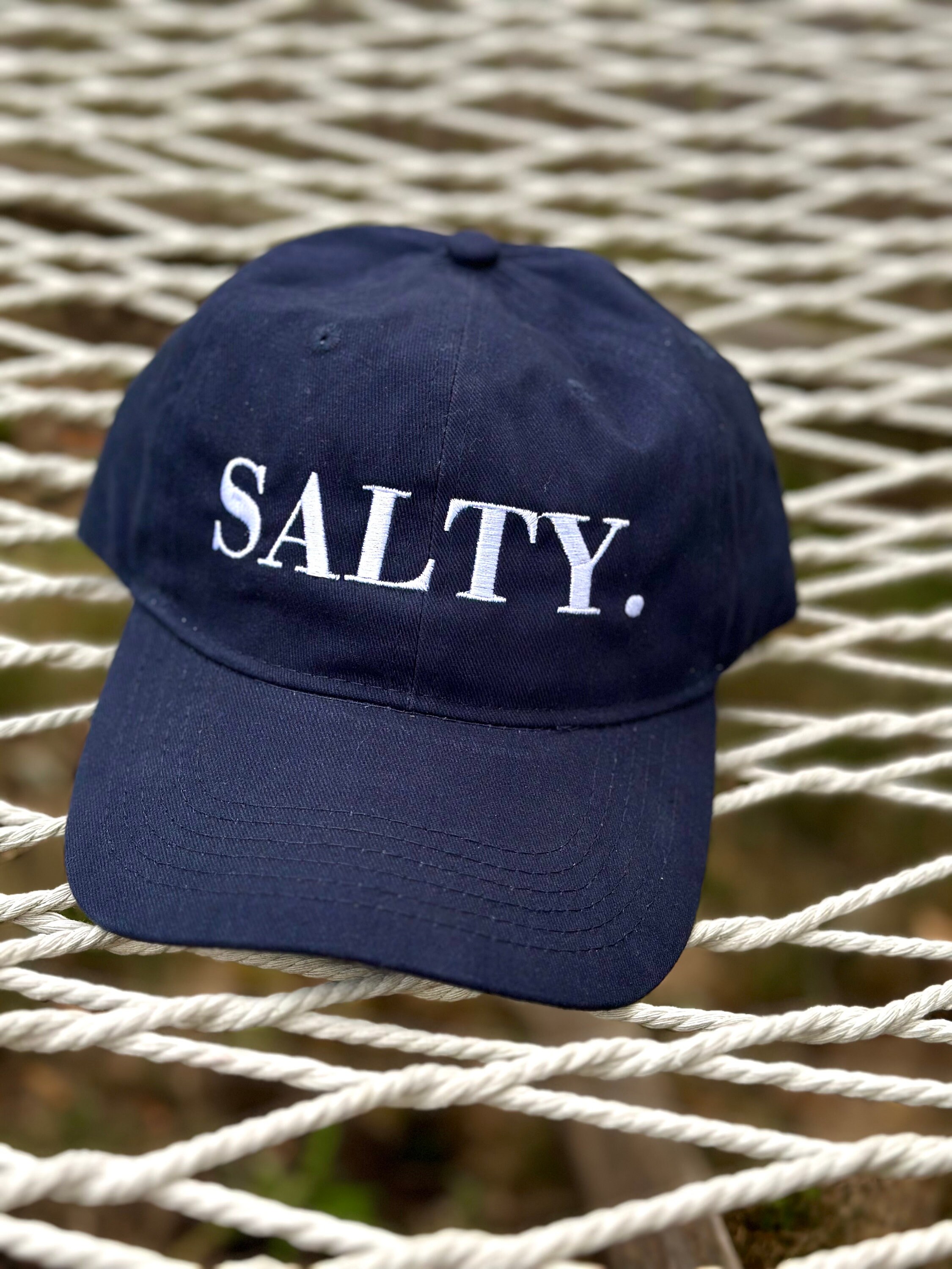 SALTY. Embroidered Hat - Etsy