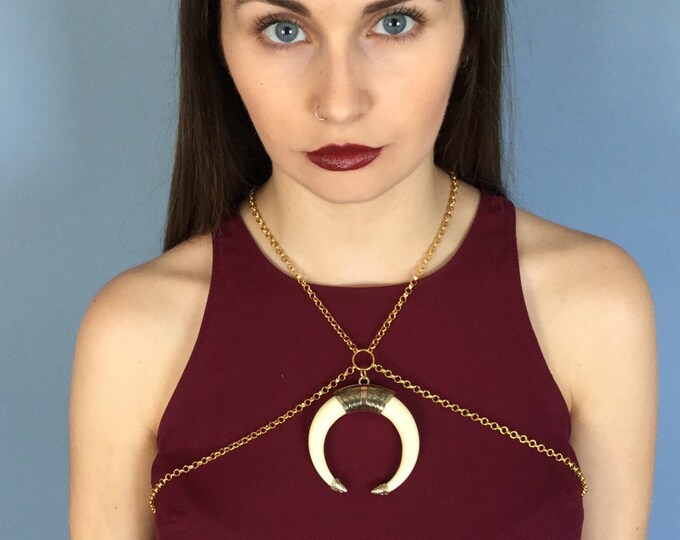 Harness, body jewelry chain, body jewelry, boho body jewelry, boho bodychain, bodychain, bodynecklace, boho jewelry, boho accesories, trendy