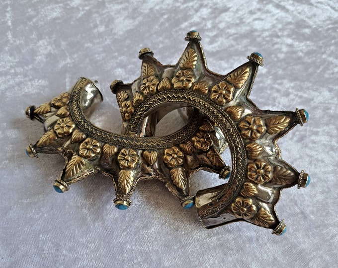 Ethnic bracelet, tribal fusion jewelry, kuchi bracelet, kuchi bracelets, ethnic jewelry, boho bracelets, punk bracelets, spike bracelets