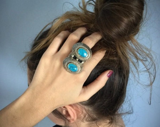 Ring, boho ring, ethnic, red ring, rings, boho jewelry, boho chic, tribal, tribal fusion, kuchi, kuchi rings, adjustable ring, gypsy, hippie