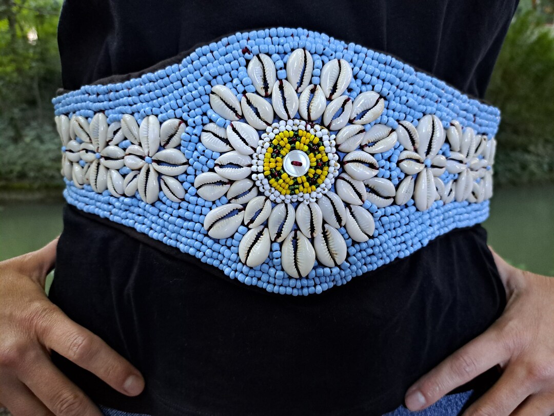 Belt, Boho Belt, Sea Shell, Beads, Kuchi Belt, Bohemiann Belt, Boho ...