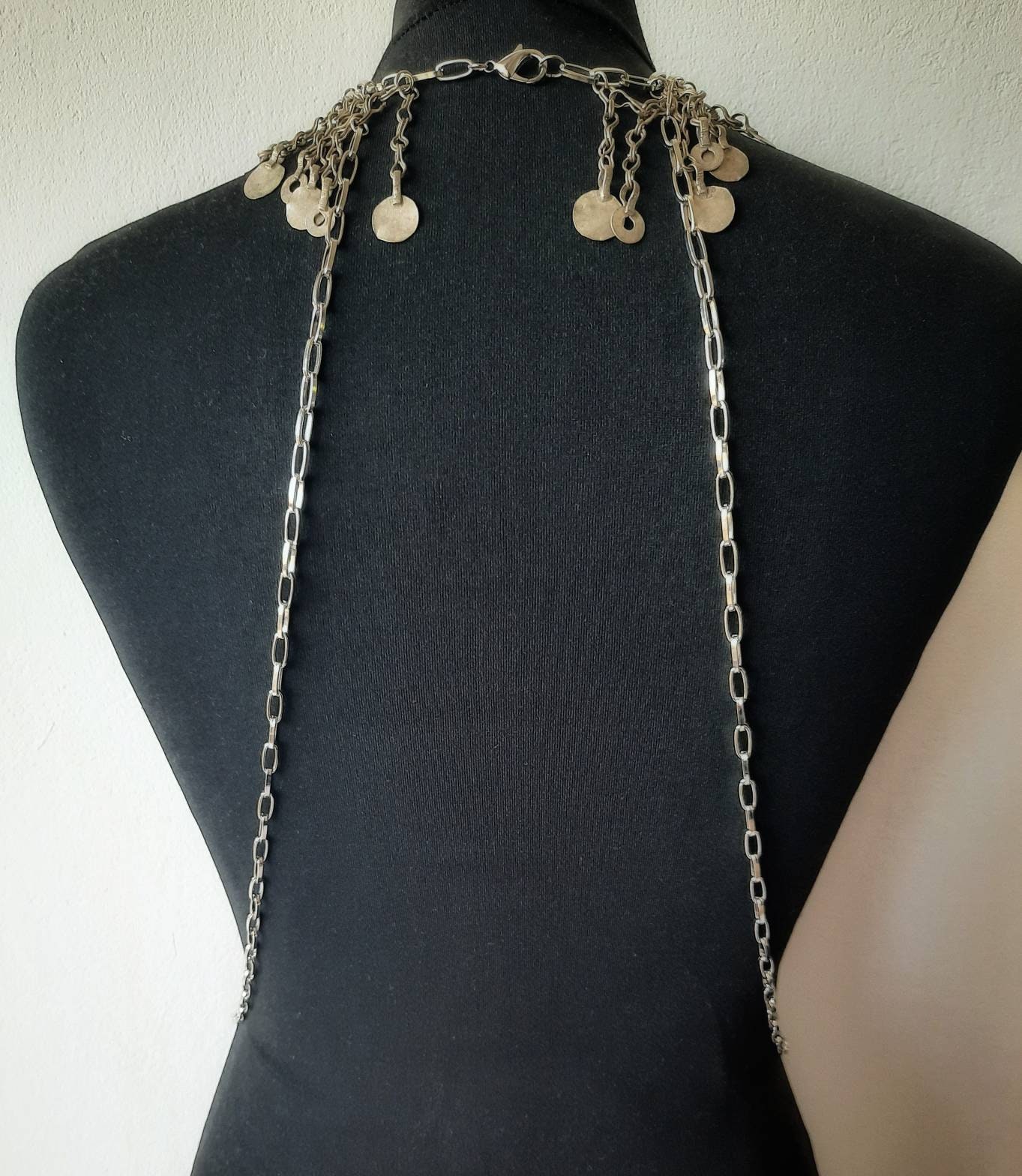 Boho Body Jewelry Body Harness Chain Harness Bodychain Etsy