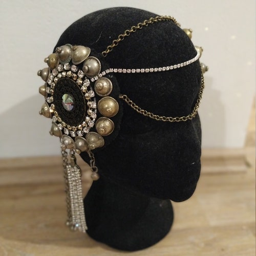 tribal belly dance headpiece