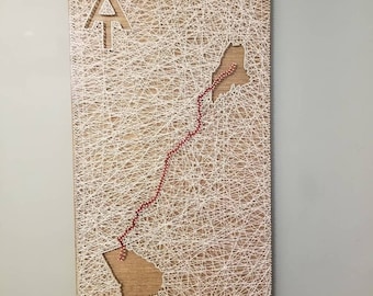 Appalachian Trail String Art 18"x36"