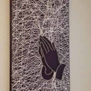 Prayer Hands String Art - Etsy