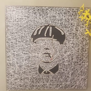 Peaky Blinders inspired String Art 24&quot;x24&quot;