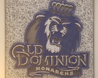 Old Dominion University Monarchs String Art 24"x24 »