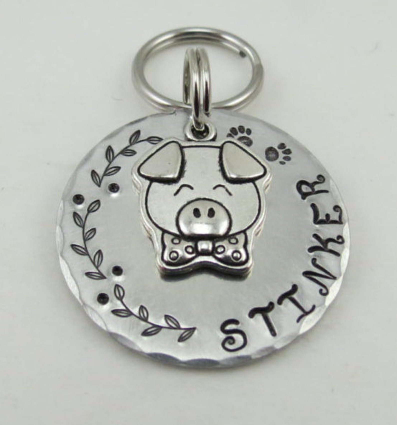 Pig ID Tag Dog ID Tag Pet ID Tag Dog Collar Id Tags Custom Etsy Canada