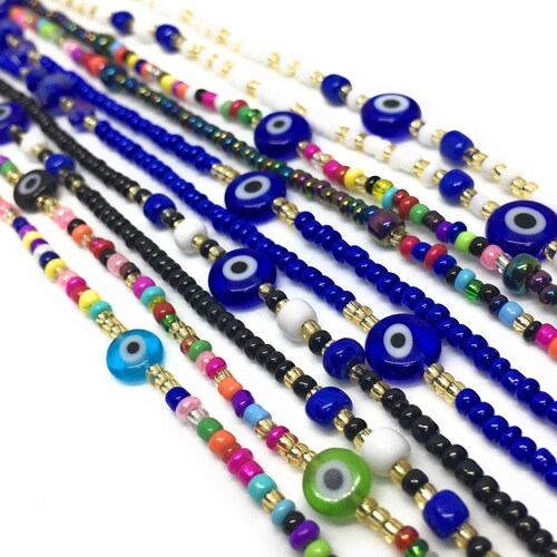 Multi Color Tie on Waist Beads - Etsy
