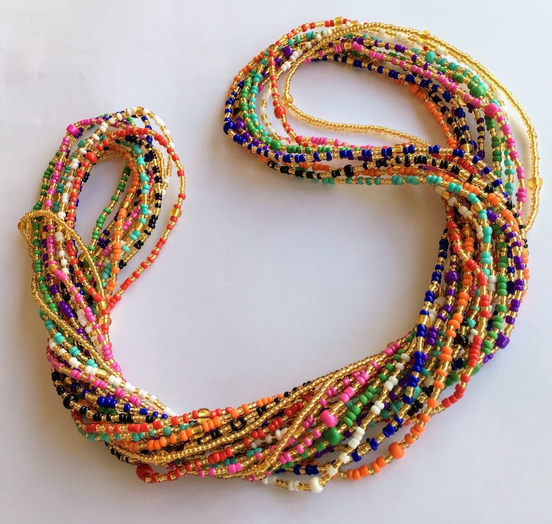 Waist Beads Body Jewelry Stretchy Elastic String Belly Etsy