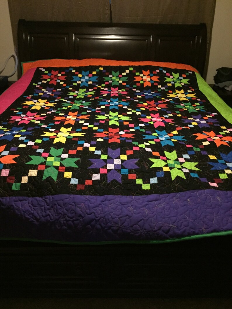 Queen size Blakfords Beauty Quilt Etsy