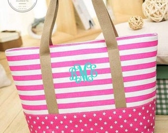 Monogrammed Tote Bag