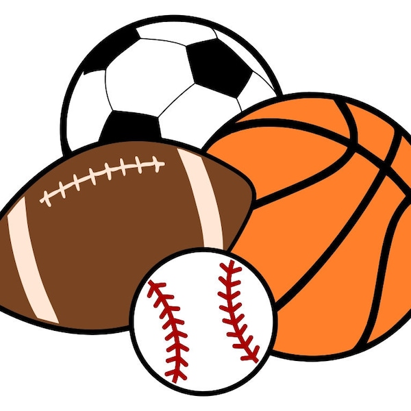 Digital Sports Balls Appliqué Embroidery File