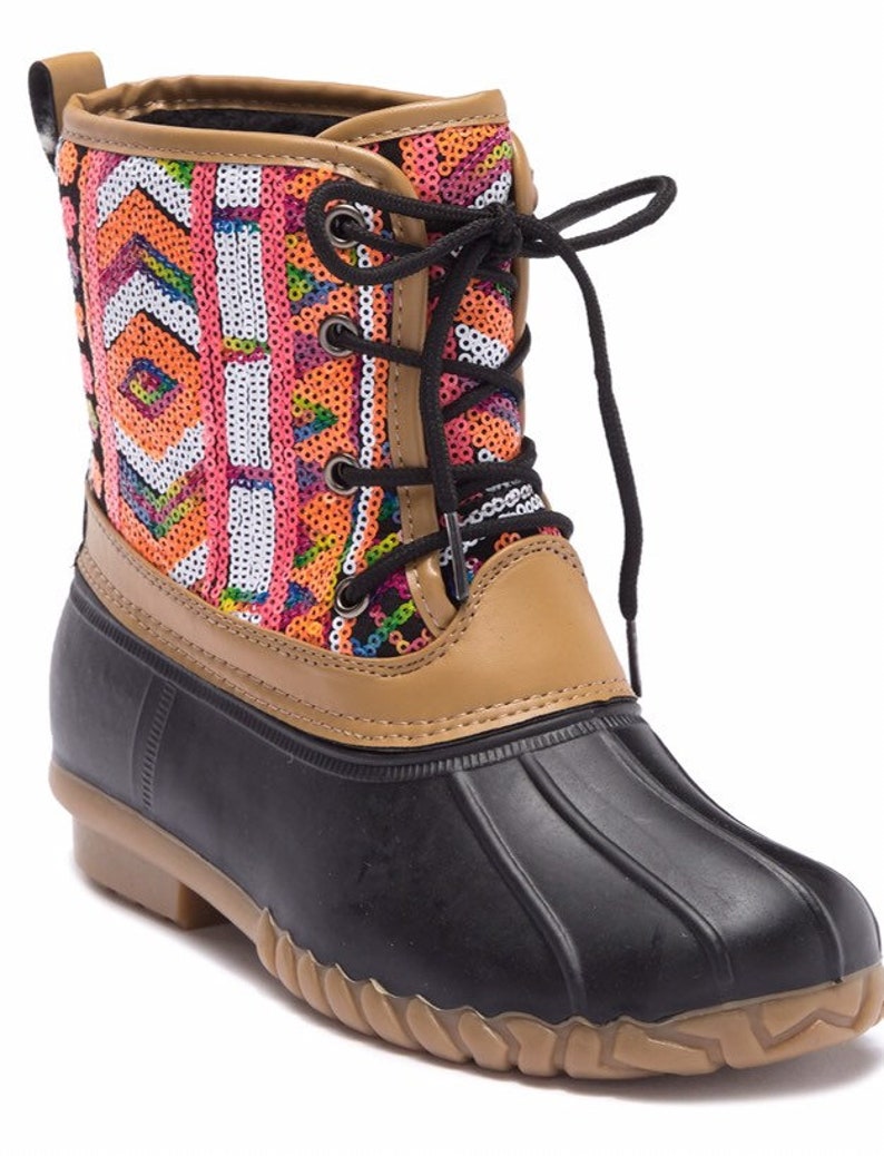 Gltter Duck Boots Youth & Adult Etsy