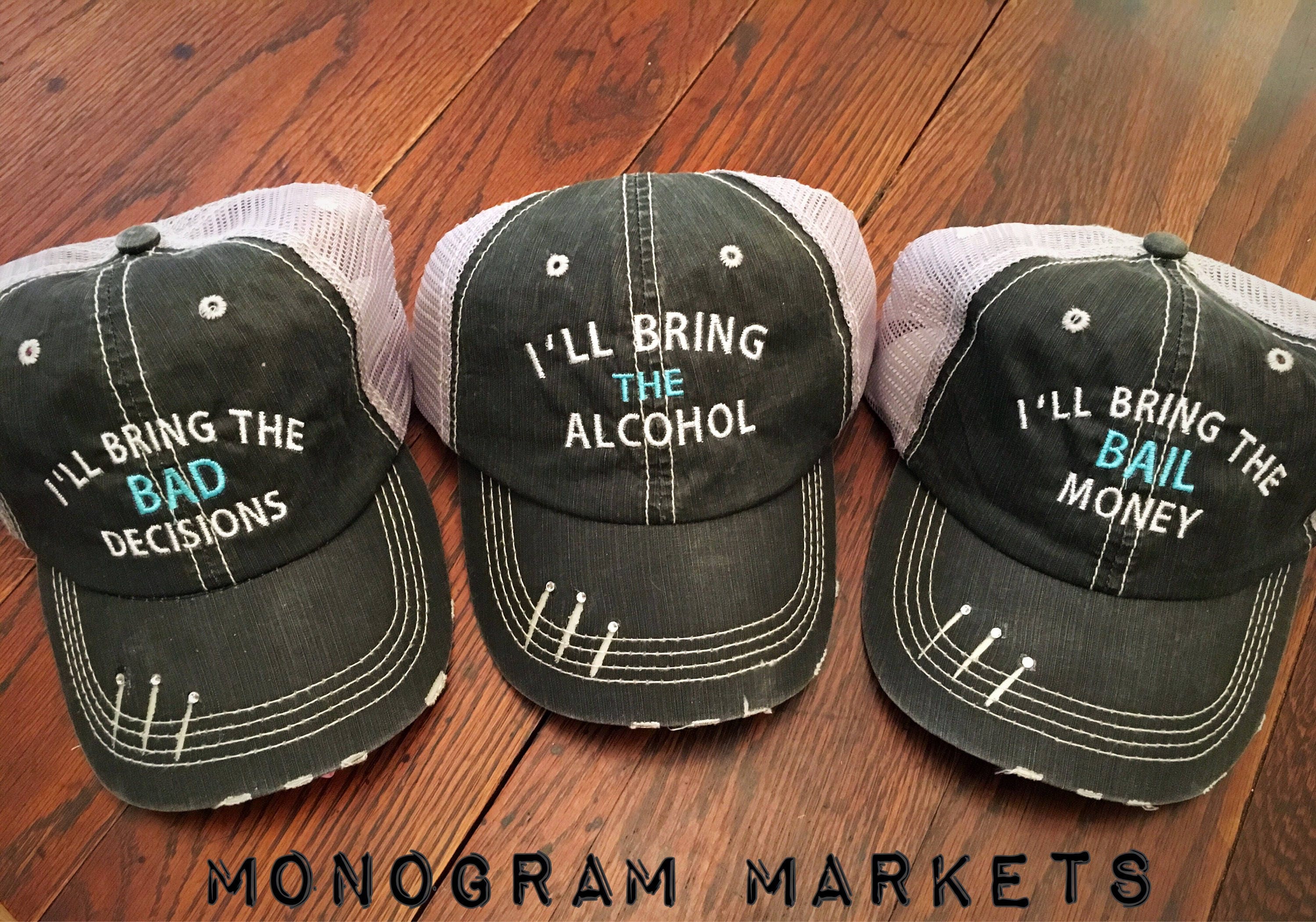 Distressed Custom Caps Etsy