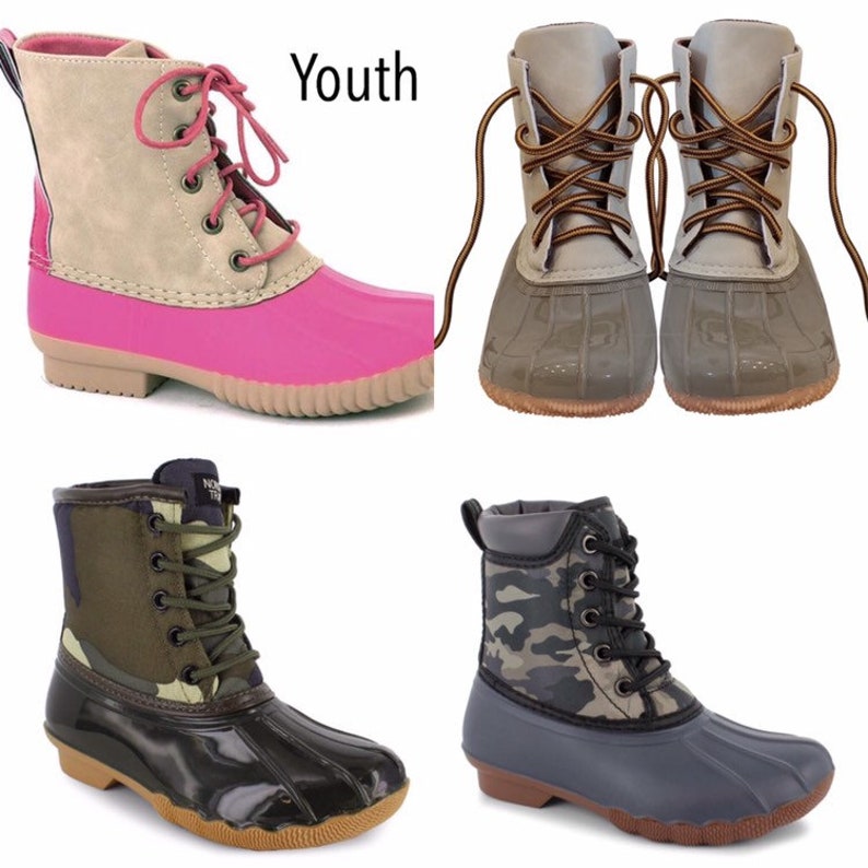 Gltter Duck Boots Youth & Adult Etsy