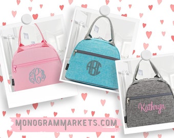 Monogrammed Insulated Lunch Tote, Lunch Kit