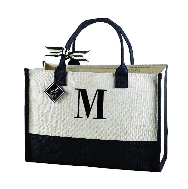 Monogram Tote - Etsy