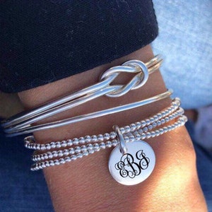 Monogrammed Fashion Fun Costume Jewelry Bracelet Set