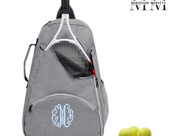 Tennis Bag Tennis Backpack - Tennis Bags for Women & Men to Hold 1 or 2 Tennis Rackets/Racquets, Multifunctional Sports Bag Personalized